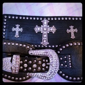 BLING CROSS Belt